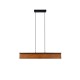 Trio-355510130 - Kalea - Black LED over Island Fitting with Natural Wood