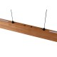 Trio-359710130 - Edgewood - Black CCT Linear Profile with Wooden Shade