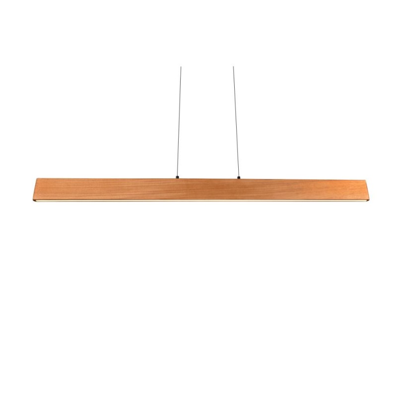 Trio-359719130 - Edgewood - Black CCT Linear Profile with Wooden Shade