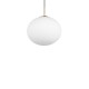 Trio-363100108 - Fomento - Matt Brass Pendant with White Oval Glass