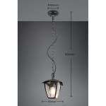 Venta - Matt Black Pendant IP44