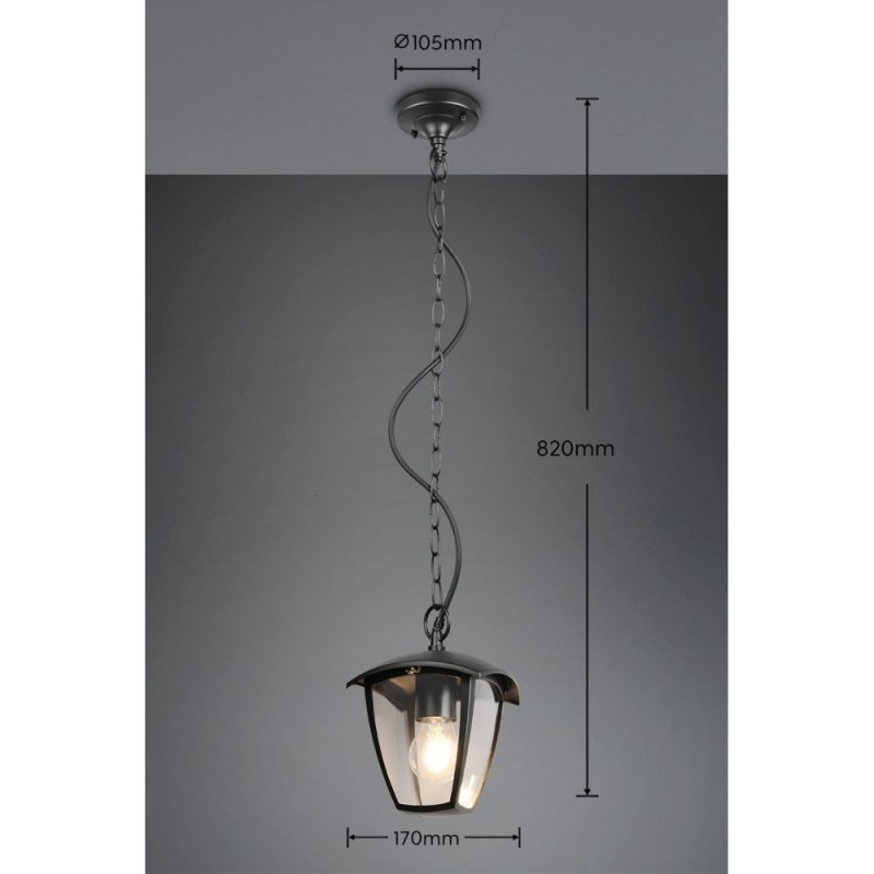 Trio-363260132 - Venta - Matt Black Pendant IP44