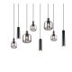 - Mataro - Matt Black 8 Light over Island Fitting with Mirrored Smoked Glass Trio-364100832 - Mataro - Matt Black 8 Light over Island Fitting with Mirrored Smoked Glass