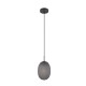 - Facette - Matt Black Pendant with Decorative Smoked Glass Trio-364200154 - Facette - Matt Black Pendant with Decorative Smoked Glass