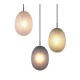 - Facette - Matt Black 3 Light Cluster Pendant with Decorative Multicolour Glass Trio-364230317 - Facette - Matt Black 3 Light Cluster Pendant with Decorative Multicolour Glass