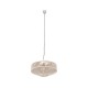 - Svea - Beige Pendant with Fawn Cotton Shade Trio-364700144 - Svea - Beige Pendant with Fawn Cotton Shade