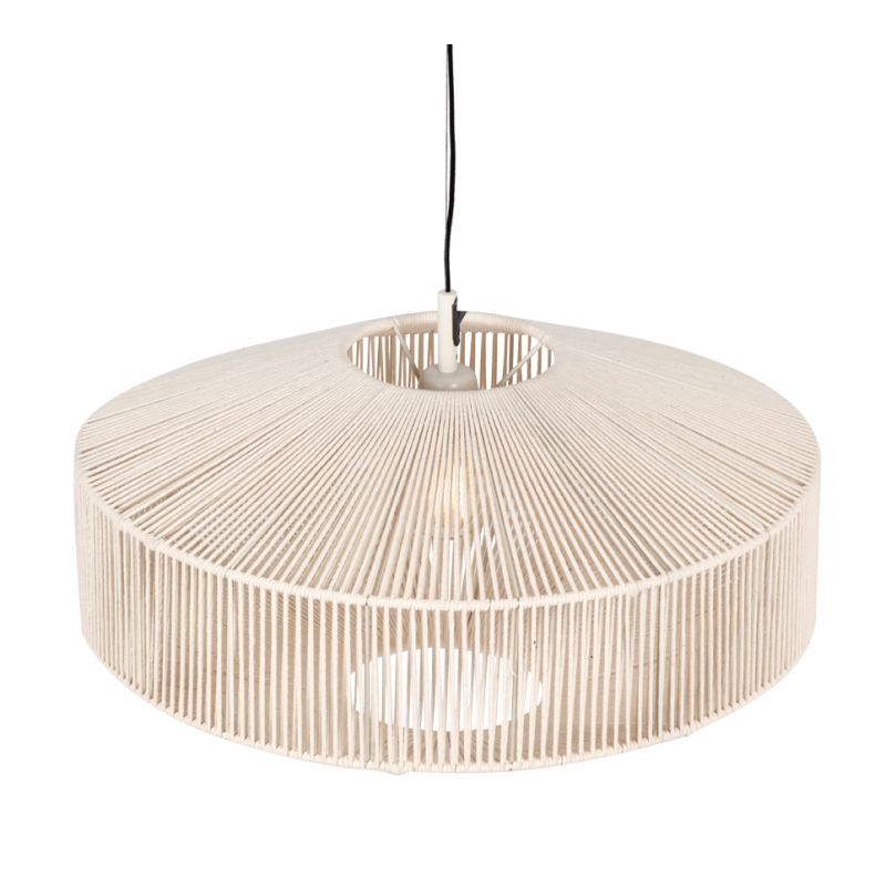 - Svea - Beige Pendant with Fawn Cotton Shade Trio-364790144 - Svea - Beige Pendant with Fawn Cotton Shade