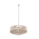 - Svea - Beige Pendant with Fawn Cotton Shade Trio-364790144 - Svea - Beige Pendant with Fawn Cotton Shade