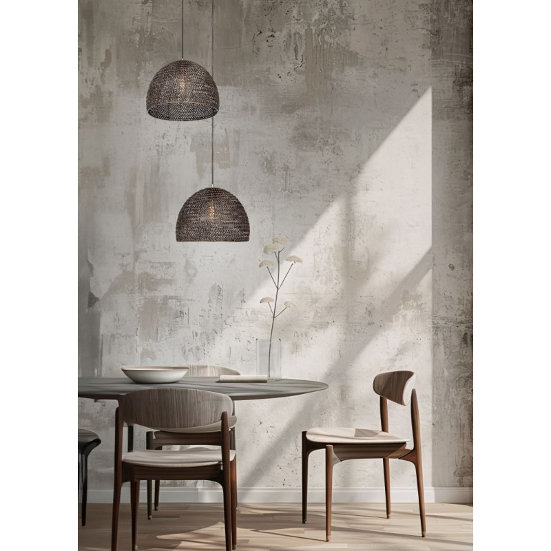 - Kamara - Old Brass Mesh Pendant Trio-365290104 - Kamara - Old Brass Mesh Pendant