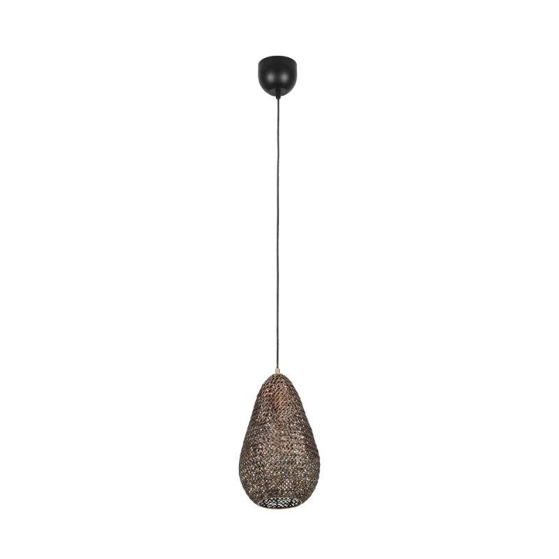 - Ziva - Old Brass Mesh Pendant Trio-365300104 - Ziva - Old Brass Mesh Pendant