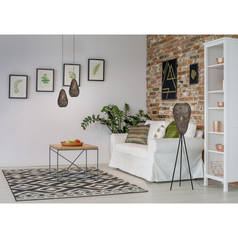 - Ziva - Old Brass Mesh Pendant Trio-365300104 - Ziva - Old Brass Mesh Pendant