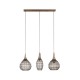 - Soraya - Old Brass 3 Light Mesh over Island Fitting Trio-365400304 - Soraya - Old Brass 3 Light Mesh over Island Fitting