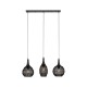- Soraya - Matt Black 3 Light Mesh over Island Fitting Trio-365400332 - Soraya - Matt Black 3 Light Mesh over Island Fitting