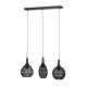 - Soraya - Matt Black 3 Light Mesh over Island Fitting Trio-365400332 - Soraya - Matt Black 3 Light Mesh over Island Fitting
