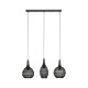 - Soraya - Matt Black 3 Light Mesh over Island Fitting Trio-365400332 - Soraya - Matt Black 3 Light Mesh over Island Fitting