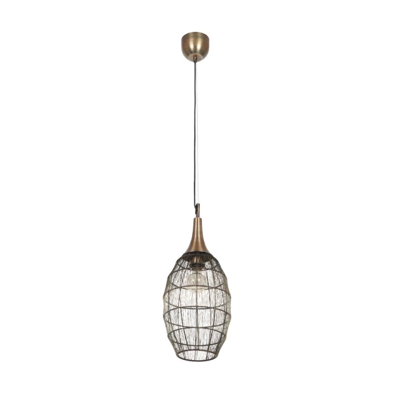 Ceiling Lights - Soraya - Old Brass Mesh Pendant ∅ 26 cm Trio-365420104 - Soraya - Old Brass Mesh Pendant ∅ 26 cm