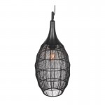 Soraya - Matt Black Mesh Pendant ∅ 26 cm Soraya - Matt Black Mesh Pendant ∅ 26 cm