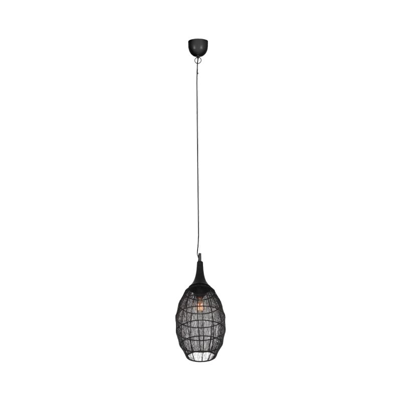 - Soraya - Matt Black Mesh Pendant ∅ 26 cm Trio-365420132 - Soraya - Matt Black Mesh Pendant ∅ 26 cm