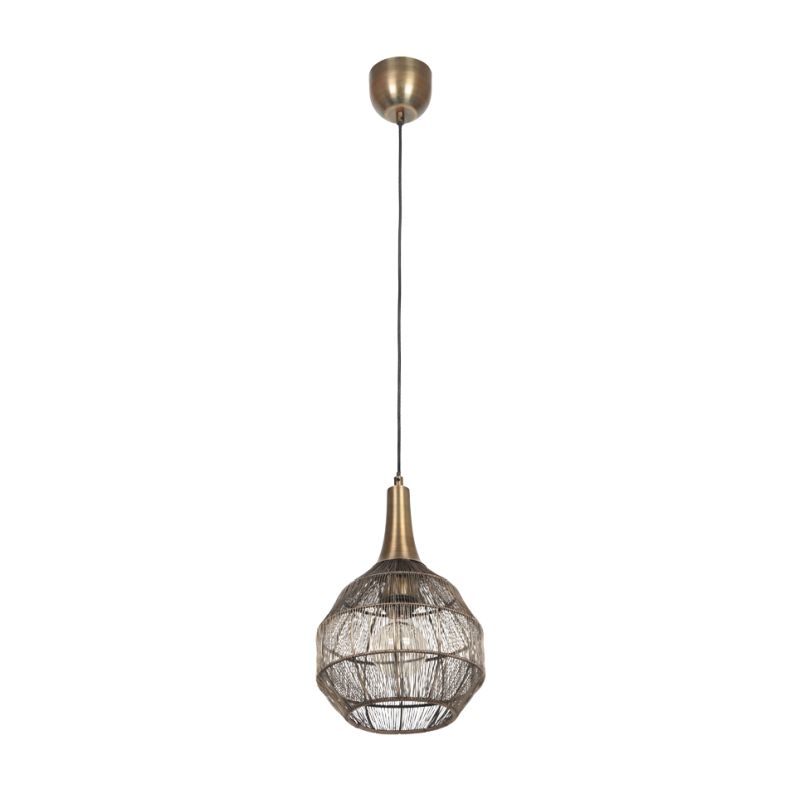 - Soraya - Old Brass Mesh Pendant ∅ 26 cm Trio-365430104 - Soraya - Old Brass Mesh Pendant ∅ 26 cm