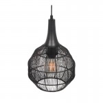 Soraya - Matt Black Mesh Pendant ∅ 26 cm Soraya - Matt Black Mesh Pendant ∅ 26 cm