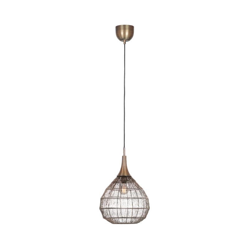 - Soraya - Old Brass Mesh Pendant ∅ 42 cm Trio-365440104 - Soraya - Old Brass Mesh Pendant ∅ 42 cm