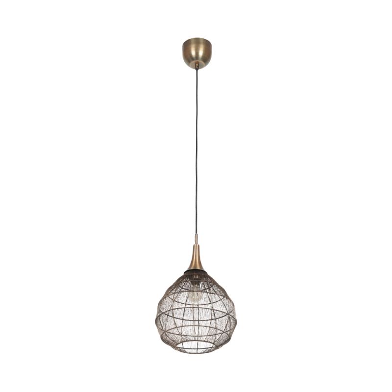 - Soraya - Old Brass Mesh Pendant ∅ 42 cm Trio-365440104 - Soraya - Old Brass Mesh Pendant ∅ 42 cm