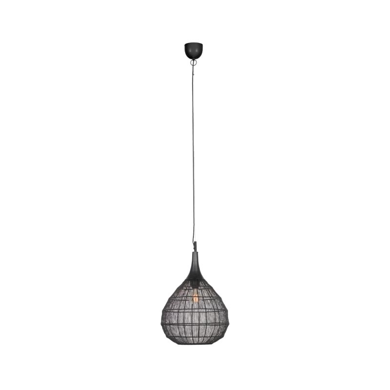 - Soraya - Matt Black Mesh Pendant ∅ 42 cm Trio-365440132 - Soraya - Matt Black Mesh Pendant ∅ 42 cm