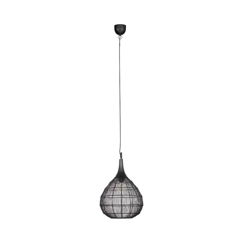 - Soraya - Matt Black Mesh Pendant ∅ 42 cm Trio-365440132 - Soraya - Matt Black Mesh Pendant ∅ 42 cm
