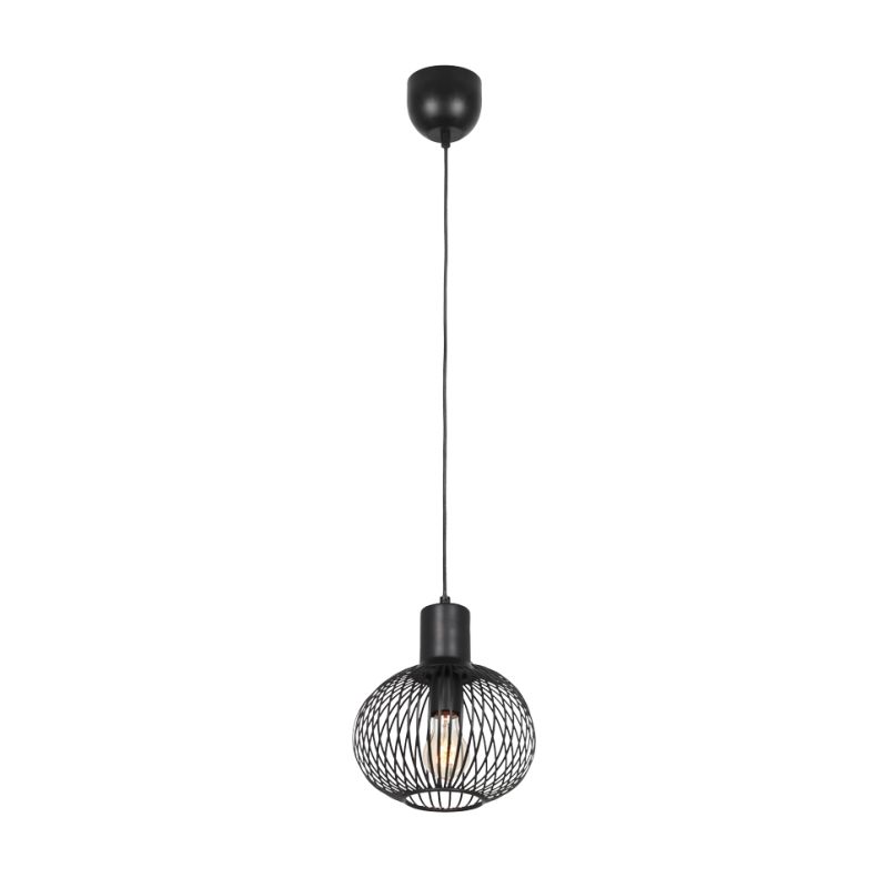 - Gila - Matt Black Pendant ∅ 23 cm Trio-365700132 - Gila - Matt Black Pendant ∅ 23 cm