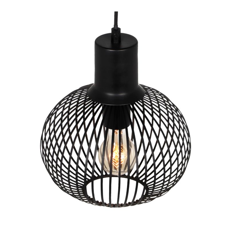 - Gila - Matt Black Pendant ∅ 23 cm Trio-365700132 - Gila - Matt Black Pendant ∅ 23 cm