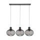 - Gila - Matt Black 3 Light over Island Fitting Trio-365700332 - Gila - Matt Black 3 Light over Island Fitting