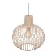 Ceiling Lights - Gila - Matt Black Pendant with Sand Shade ∅ 33 cm Trio-365790166 - Gila - Matt Black Pendant with Sand Shade ∅ 33 cm
