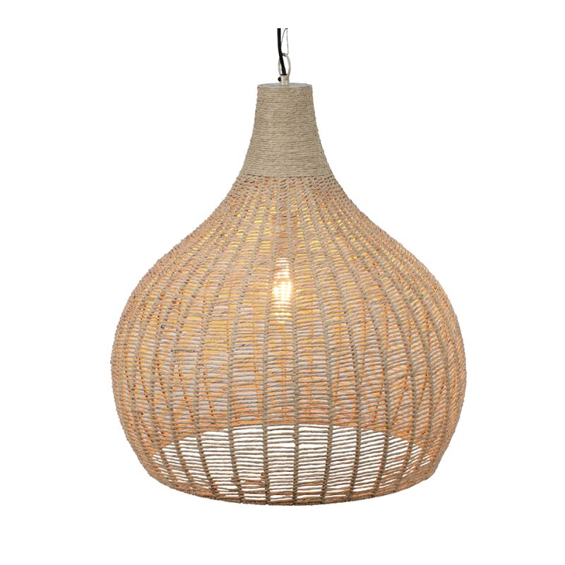 - Janne - Boho Pendant with Natural Jute Shade Trio-366700136 - Janne - Boho Pendant with Natural Jute Shade