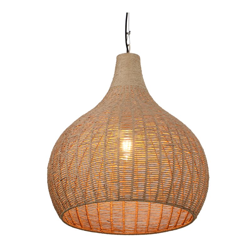- Janne - Boho Pendant with Natural Jute Shade Trio-366700136 - Janne - Boho Pendant with Natural Jute Shade