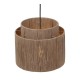 - Smilla - Black Pendant with Natural Jute Trio-366800136 - Smilla - Black Pendant with Natural Jute