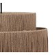 - Smilla - Black Pendant with Natural Jute Trio-366800136 - Smilla - Black Pendant with Natural Jute