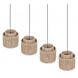 Smilla - Black over Island Fitting with Natural Jute Smilla - Black over Island Fitting with Natural Jute