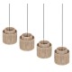 - Smilla - Black over Island Fitting with Natural Jute Trio-366800436 - Smilla - Black over Island Fitting with Natural Jute