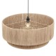 Trio-366890136 - Smilla - Black Pendant with Natural Jute