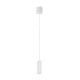 Trio-367700131 - Soka - Matt White Ribbed Pendant