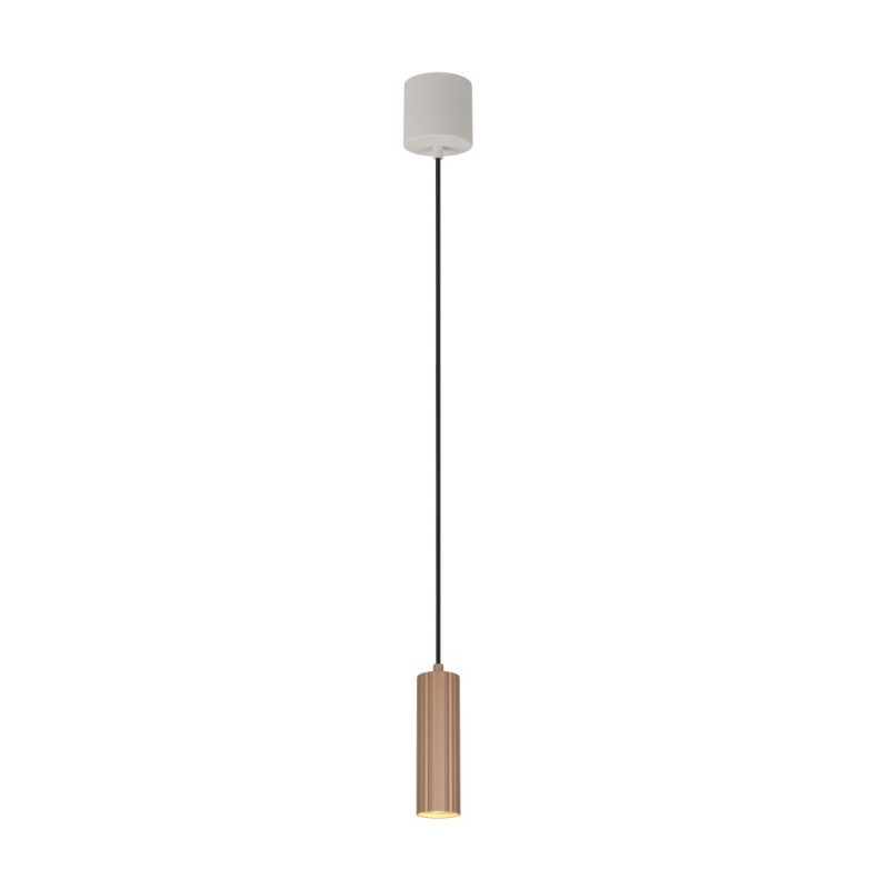 Trio-367700165 - Soka - Coffee & Warm Grey Ribbed Pendant