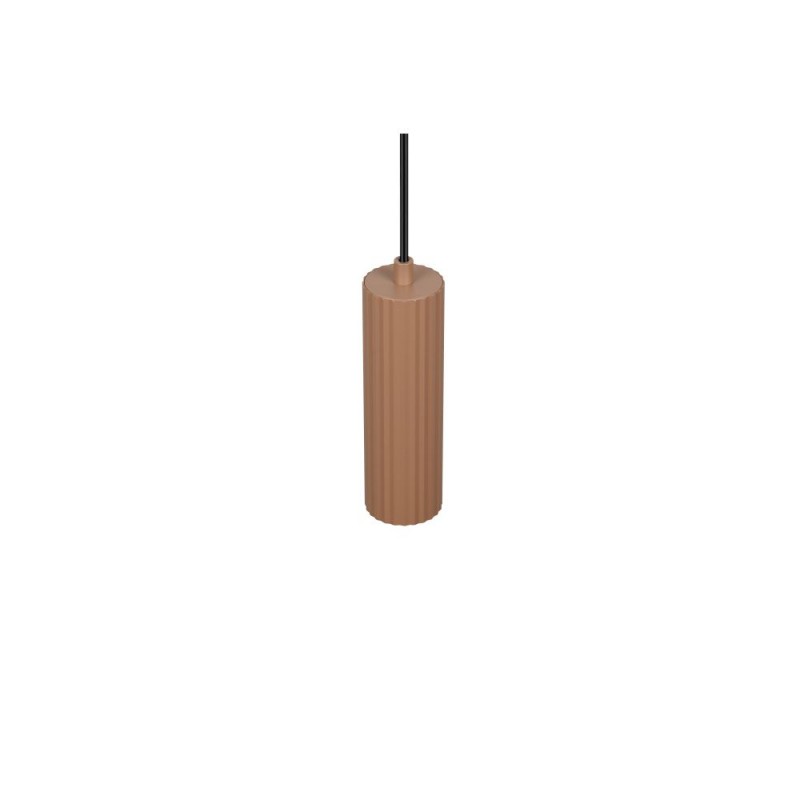 Trio-367700165 - Soka - Coffee & Warm Grey Ribbed Pendant