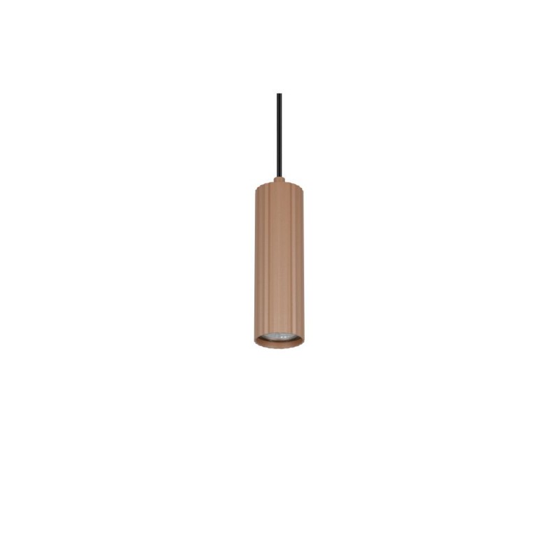 Trio-367700165 - Soka - Coffee & Warm Grey Ribbed Pendant