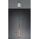 Trio-367700165 - Soka - Coffee & Warm Grey Ribbed Pendant