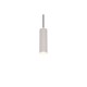 Trio-367700176 - Soka - Warm Grey Ribbed Pendant