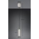 Trio-367700176 - Soka - Warm Grey Ribbed Pendant