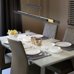 Trajan - Matt Black & Matt Brass CCT Linear Profile Trajan - Matt Black & Matt Brass CCT Linear Profile