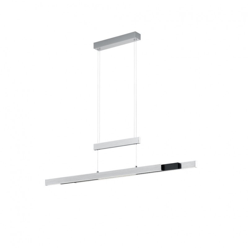 Kitchen Lights - Trajan - Brushed Aluminium & Matt Black CCT Linear Profile Trio-375310505 - Trajan - Brushed Aluminium & Matt Black CCT Linear Profile