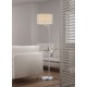 - Claas - Matt Nickel USB Floor Lamp with Grey Shade Trio-400400107 - Claas - Matt Nickel USB Floor Lamp with Grey Shade