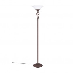 Rustica - Rustic Floor Lamp with White Glass Rustica - Rustic Floor Lamp with White Glass